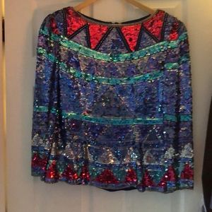 Vintage Sequined Woman’s dressy top.